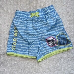 Star Wars Blue and Green Swim Shorts